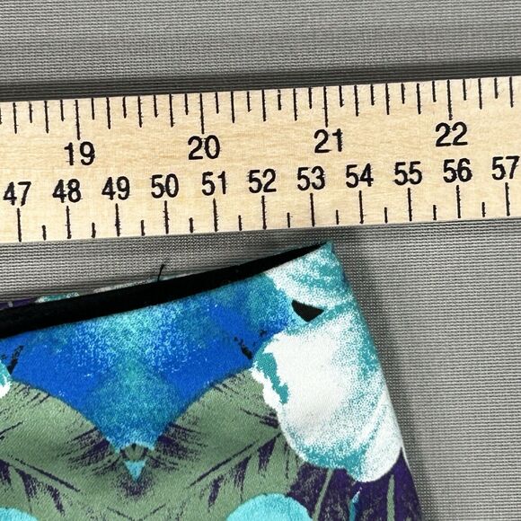 Roz & Ali Skirt Women's Size 20 Black Midi Pencil Lined Floral Flowers Slit NWT - Picture 4 of 12